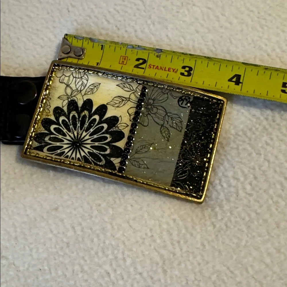 Badichi Artisan Belt Buckle and Leather Belt